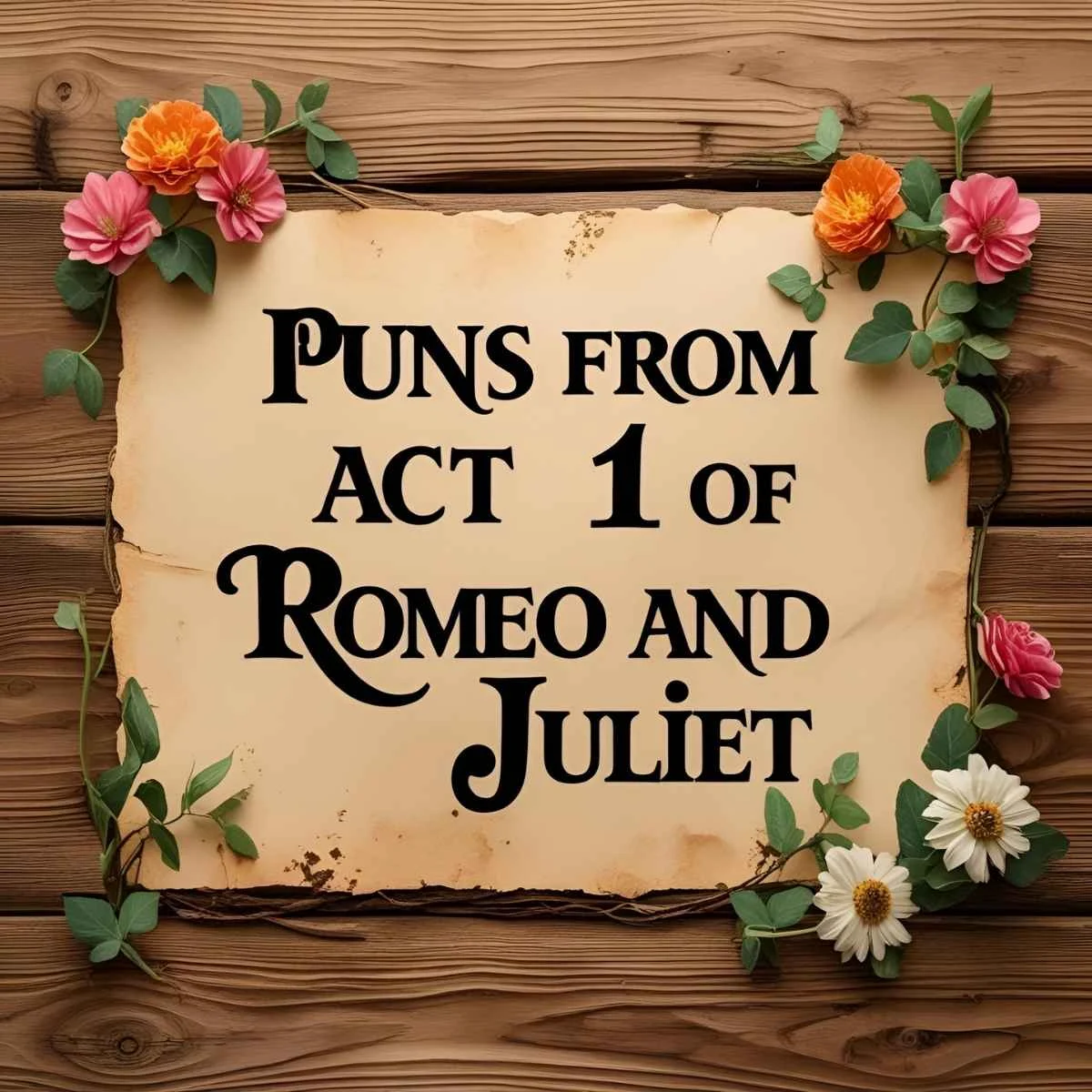 puns from act 1 of romeo and juliet