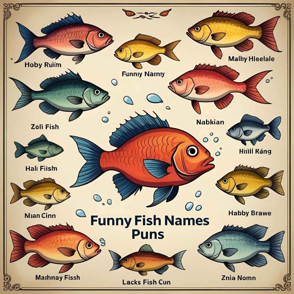 funny fish names puns