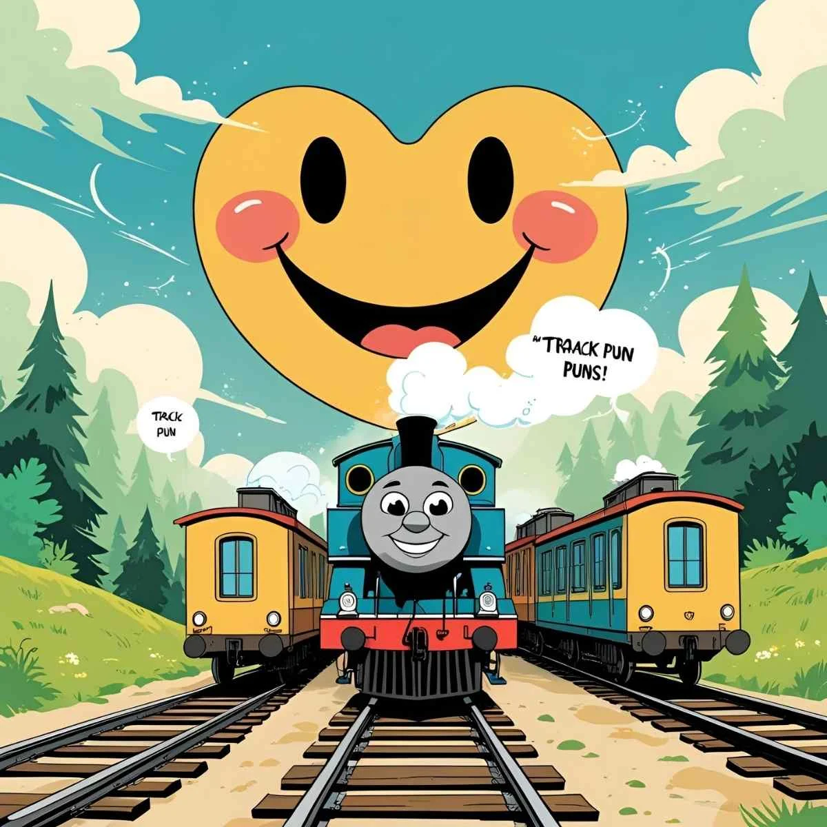 track puns