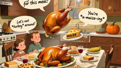 Thanksgiving Dinner Puns