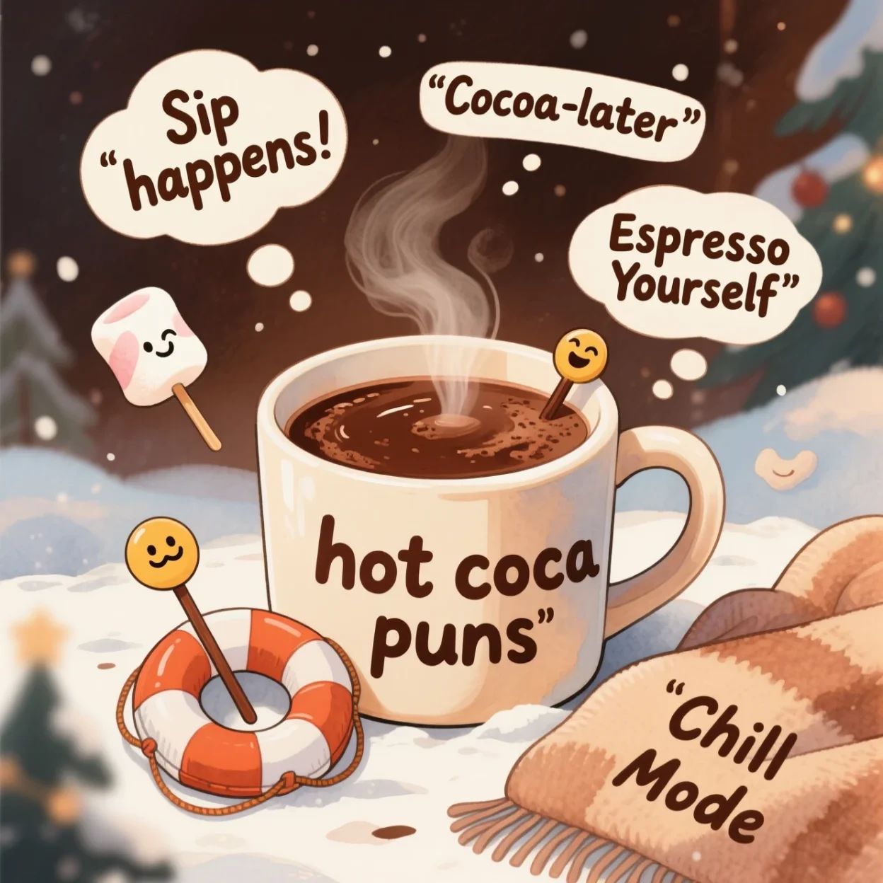 hot cocoa puns