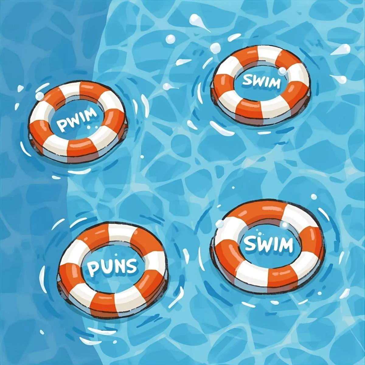 swim puns