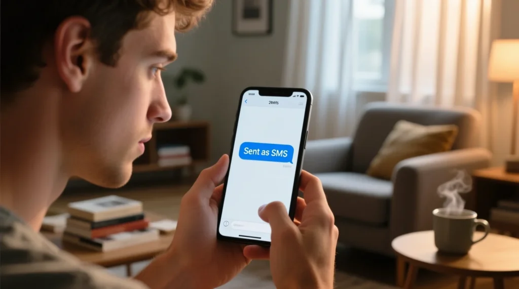 Does “Sent as SMS” Mean the Person Blocked You