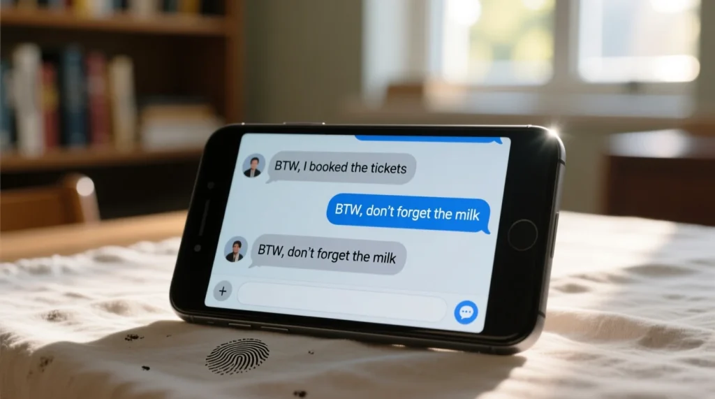 How BTW Is Used in Texting