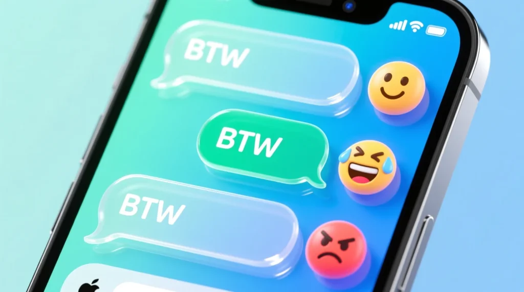 Tone and Emotion Behind “BTW”