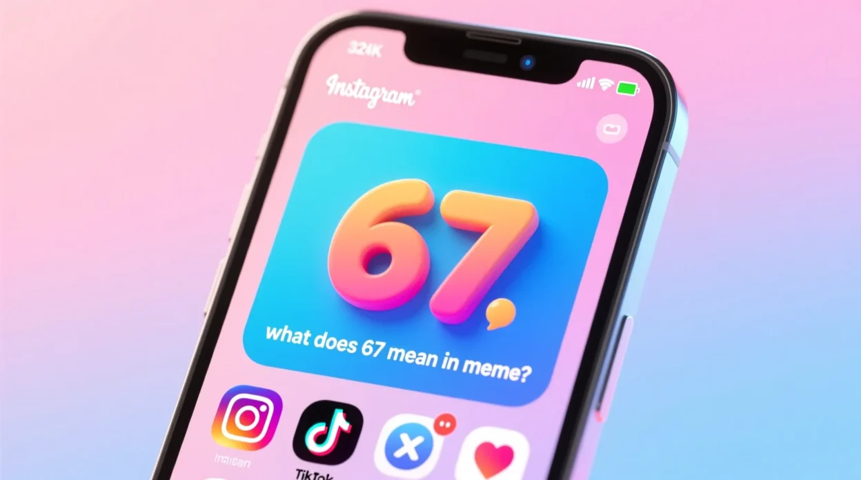 what does 67 mean in meme