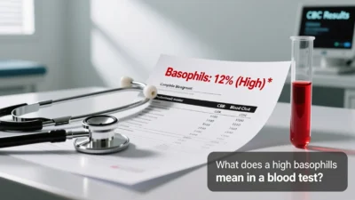 what does a high basophils mean in a blood test?