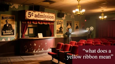 what does a yellow ribbon mean