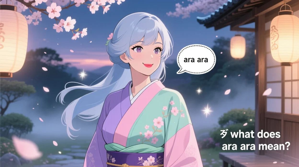 what does ara ara mean