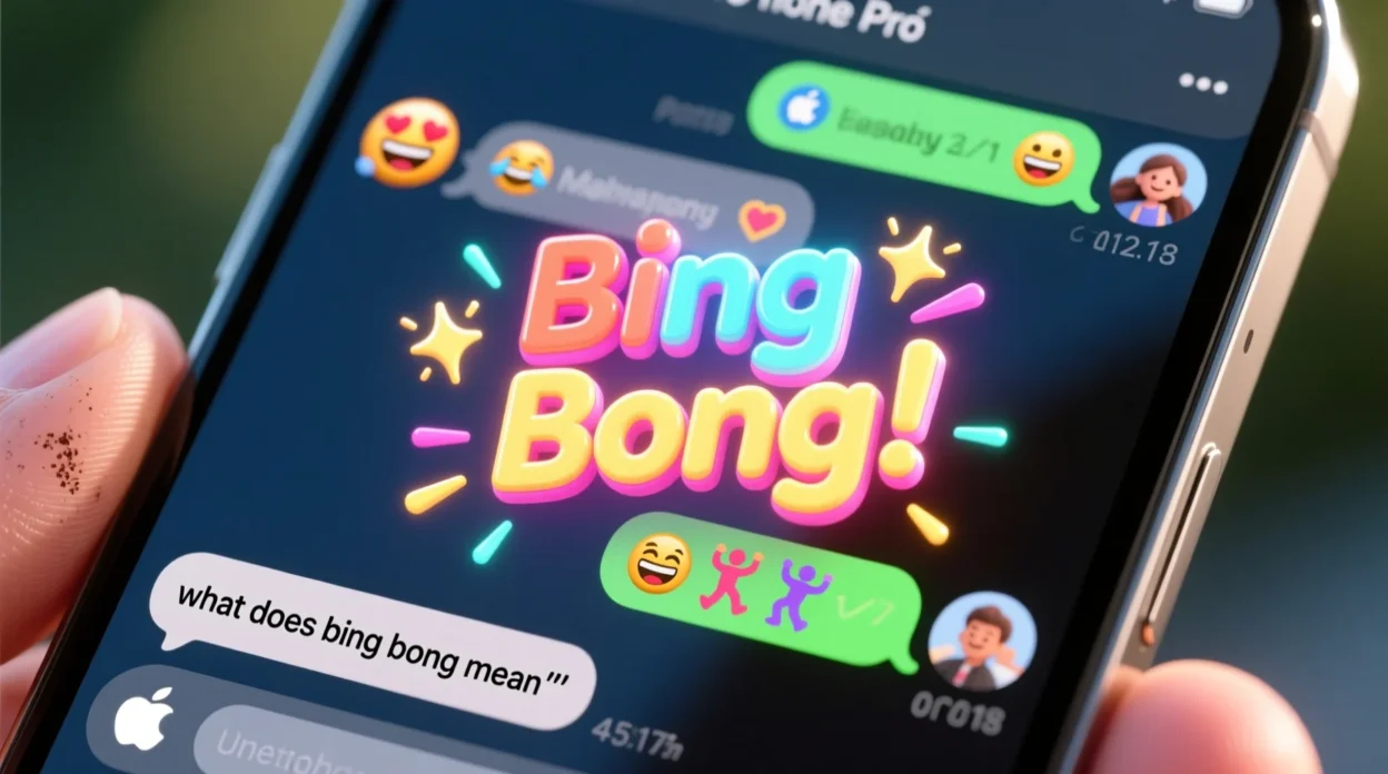 what does bing bong mean