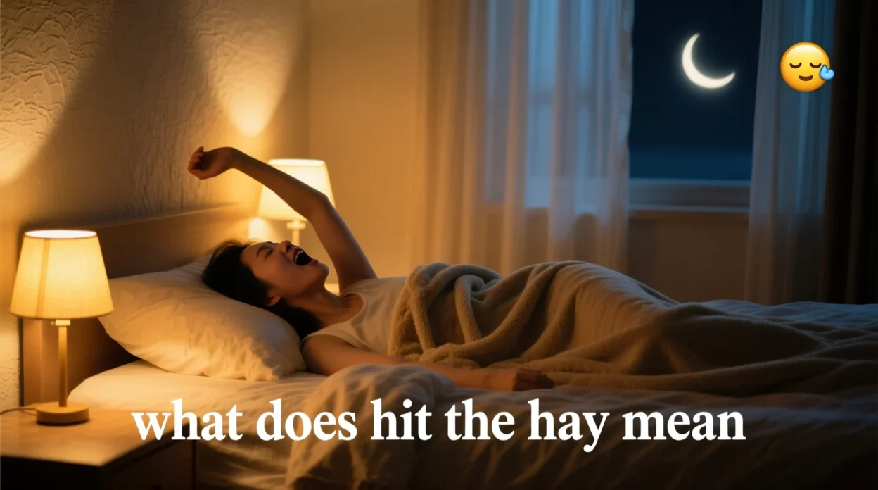 what does hit the hay mean