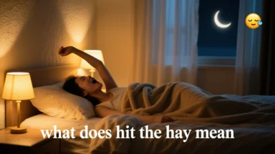 what does hit the hay mean