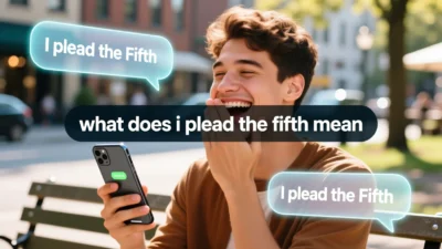 what does i plead the fifth mean