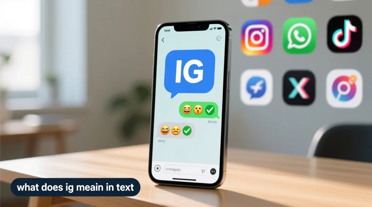 what does ig mean in text