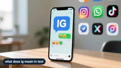 what does ig mean in text