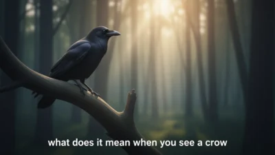 what does it mean when you see a crow