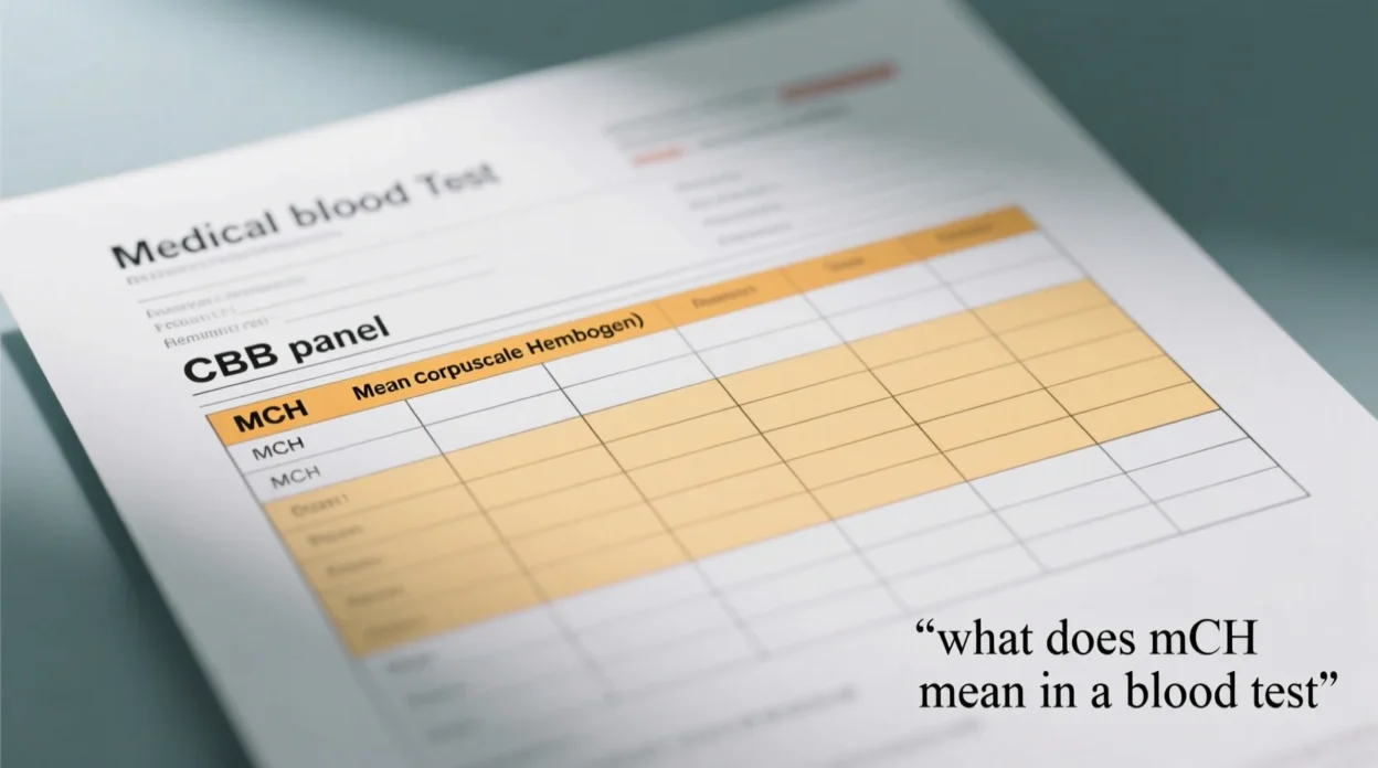 what does mch mean in a blood test