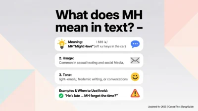 what does mh mean in text