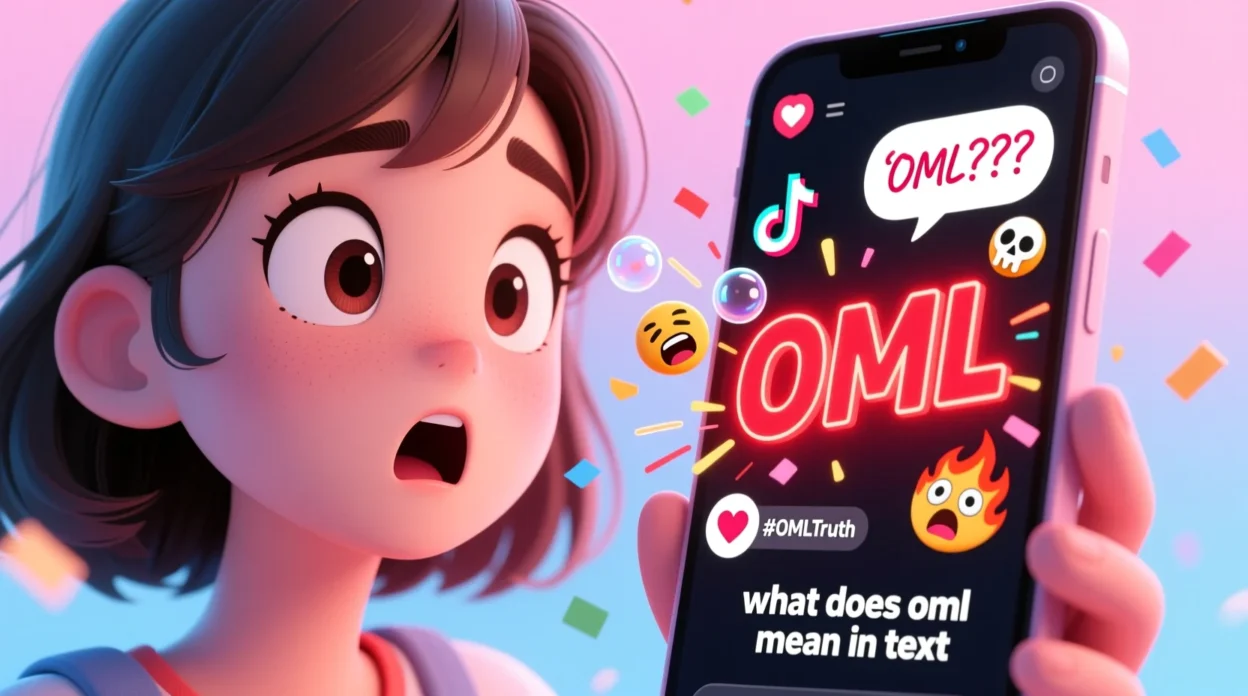 what does oml mean in text