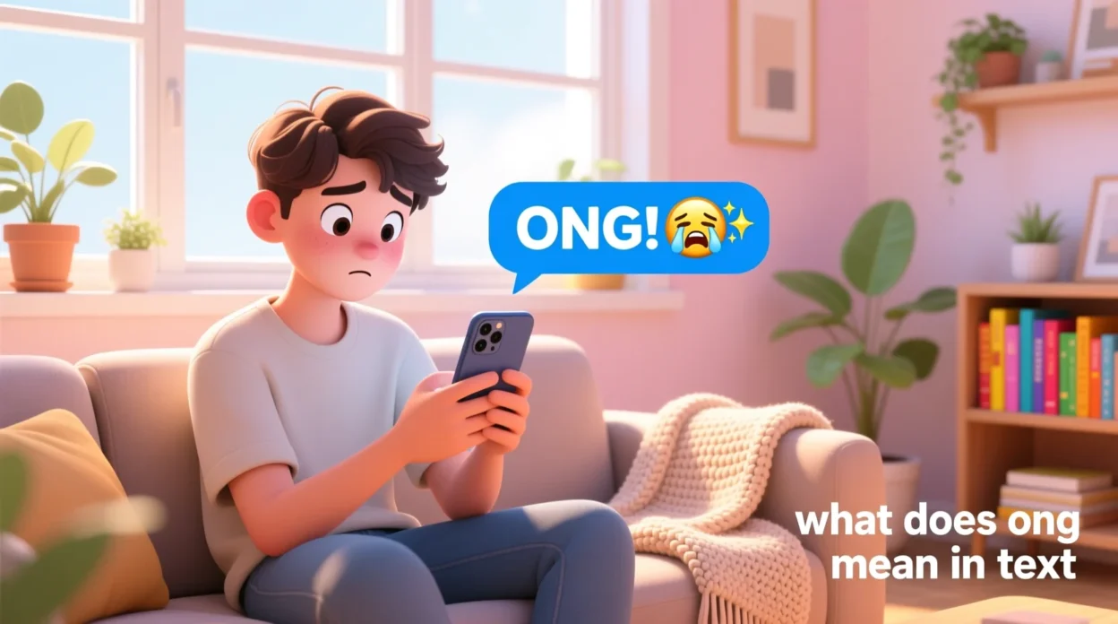 what does ong mean in text