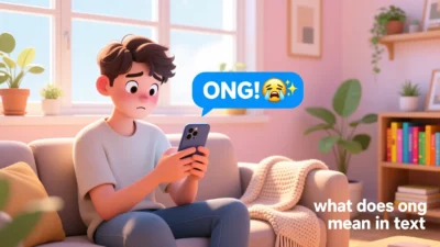 what does ong mean in text