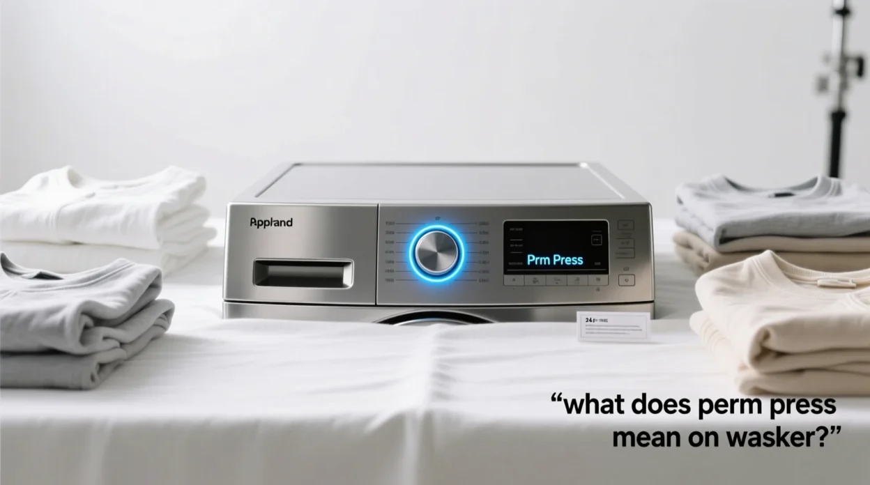 what does perm press mean on washer