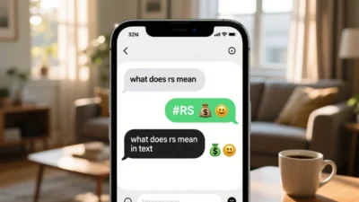 what does rs mean in text