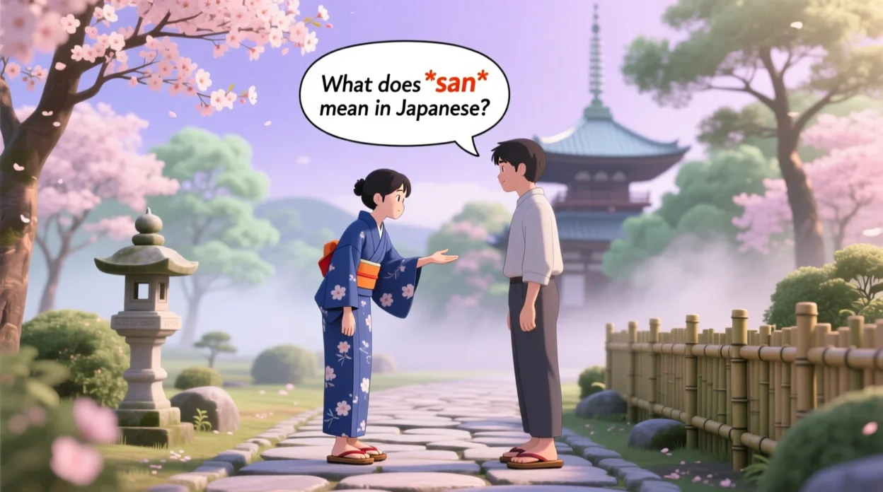what does san mean in japanese