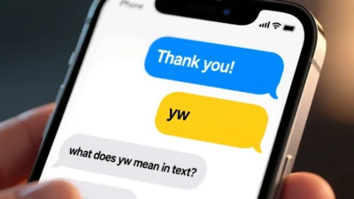 what does yw mean in text