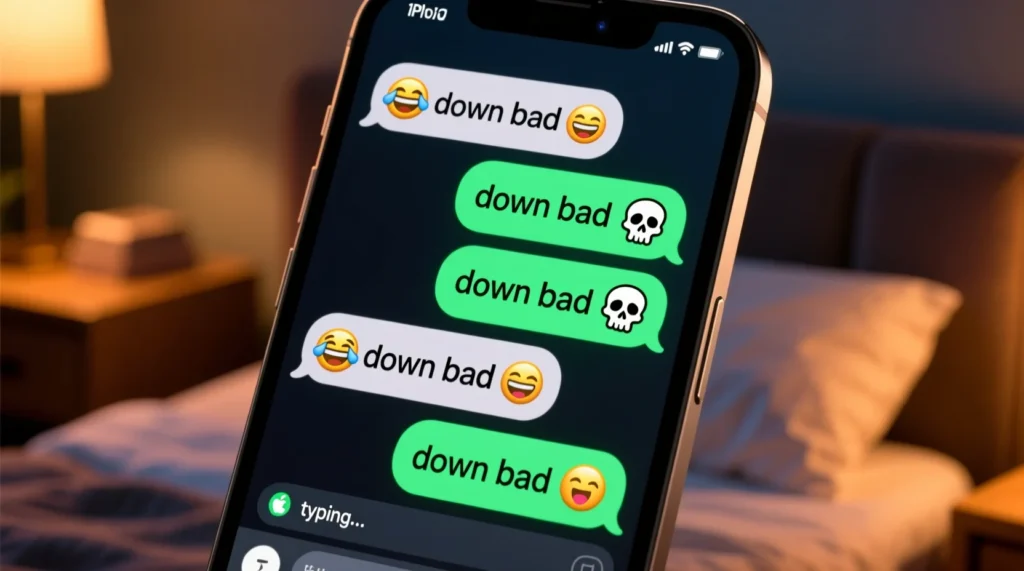 Examples of “Down Bad” in Conversation