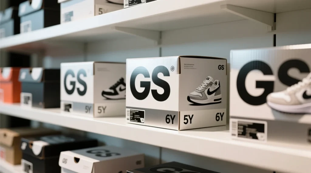 Examples of GS in Shoe Listings