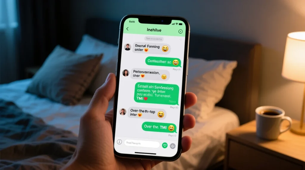 Examples of TMI in Conversation