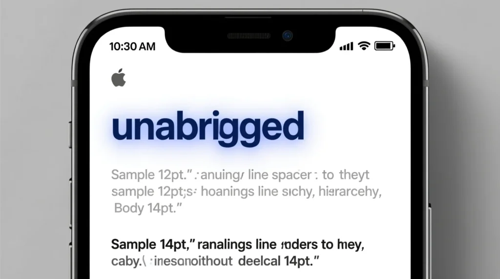  Examples of Unabridged in Sentences