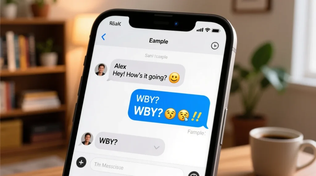 Examples of WBY in Conversation