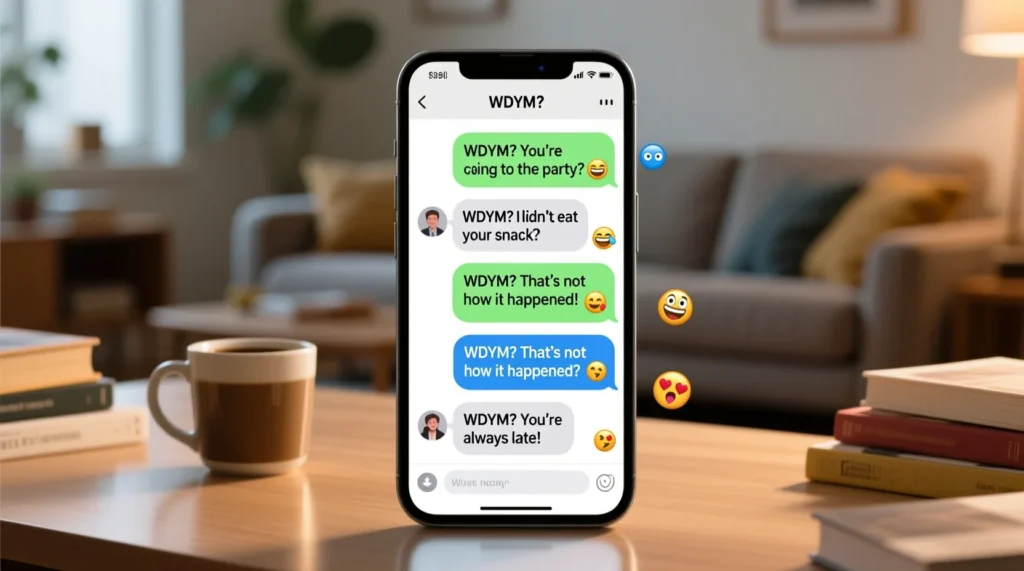 Examples of WDYM in Conversation