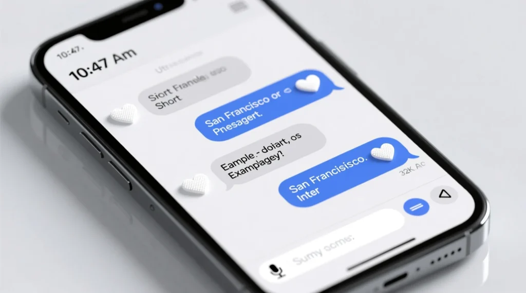 Examples of the White Heart Emoji in Conversation