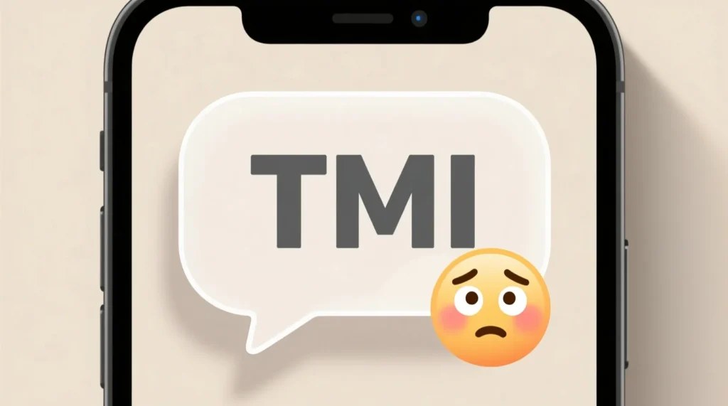 What Does TMI Mean in Text