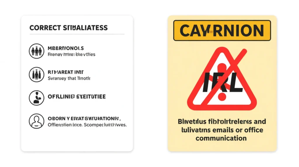 When to Use and When NOT to Use IRL