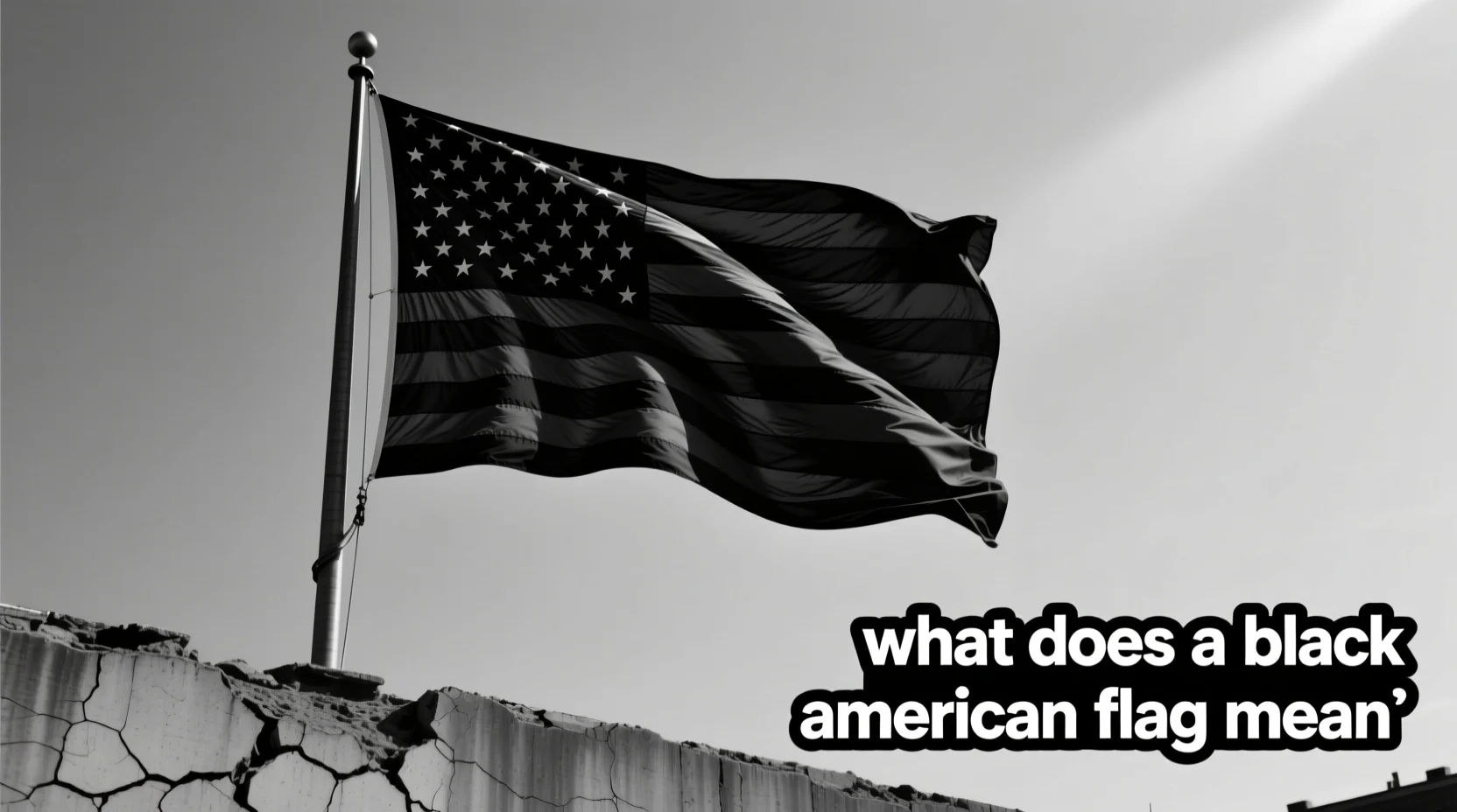 What Does a Black American Flag Mean? 🏴🇺🇸 Explained Clearly