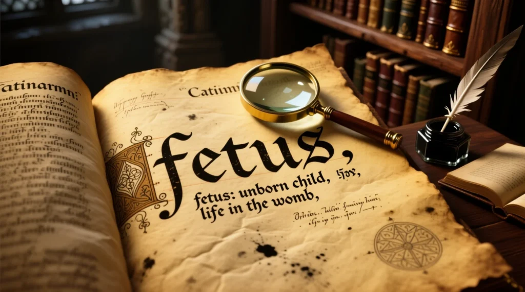 What Does Fetus Mean in Latin
