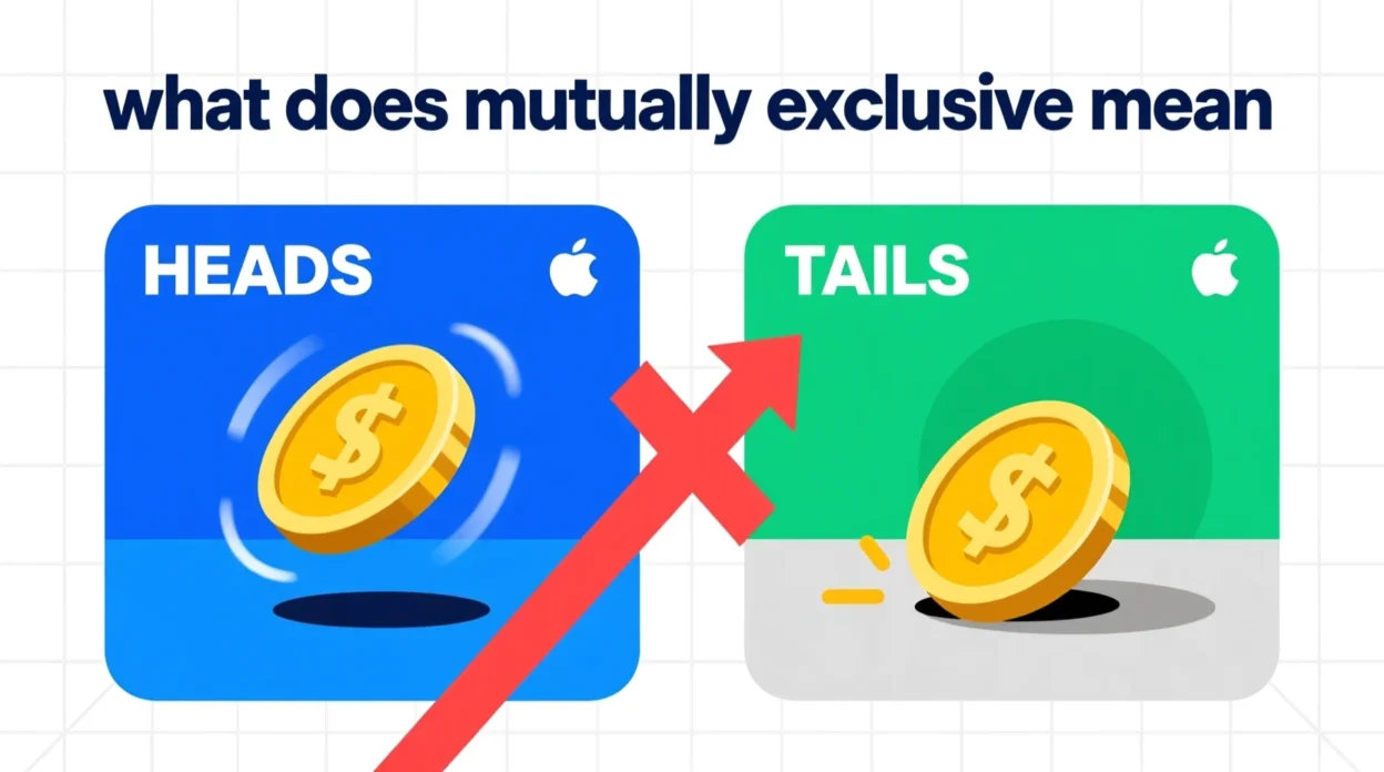 what does mutually exclusive mean