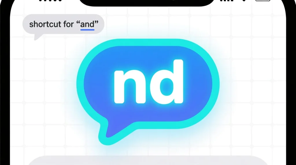 What Does ND Mean in Text