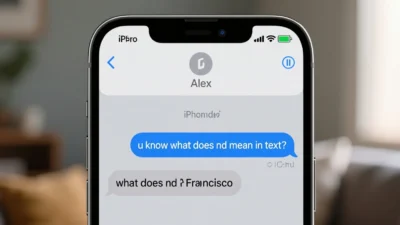 what does nd mean in text