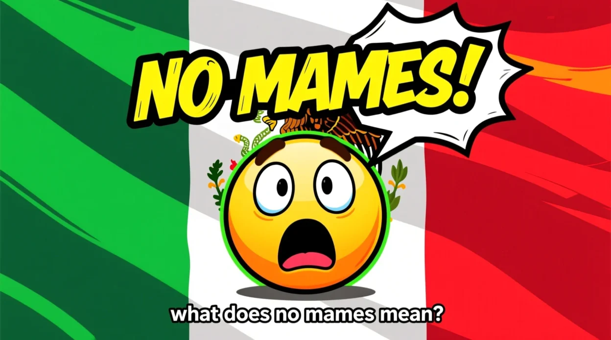 what does no mames mean