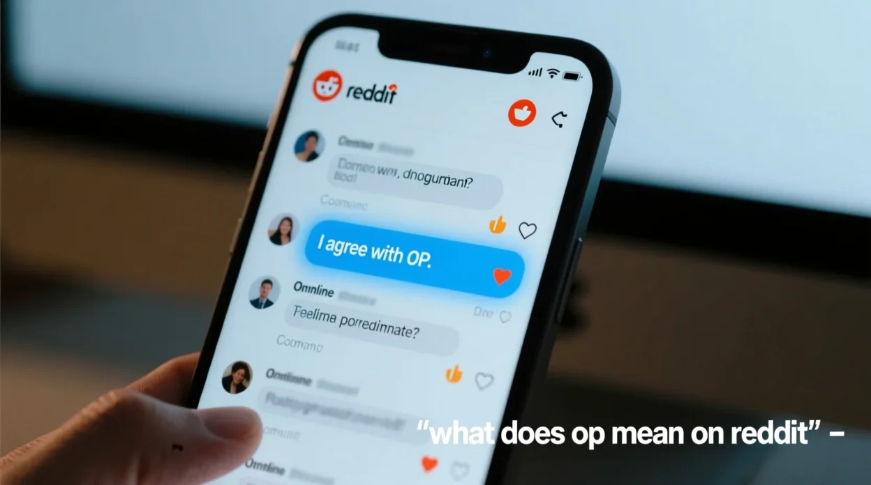 what does op mean on reddit