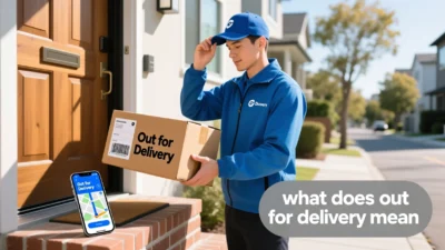 what does out for delivery mean