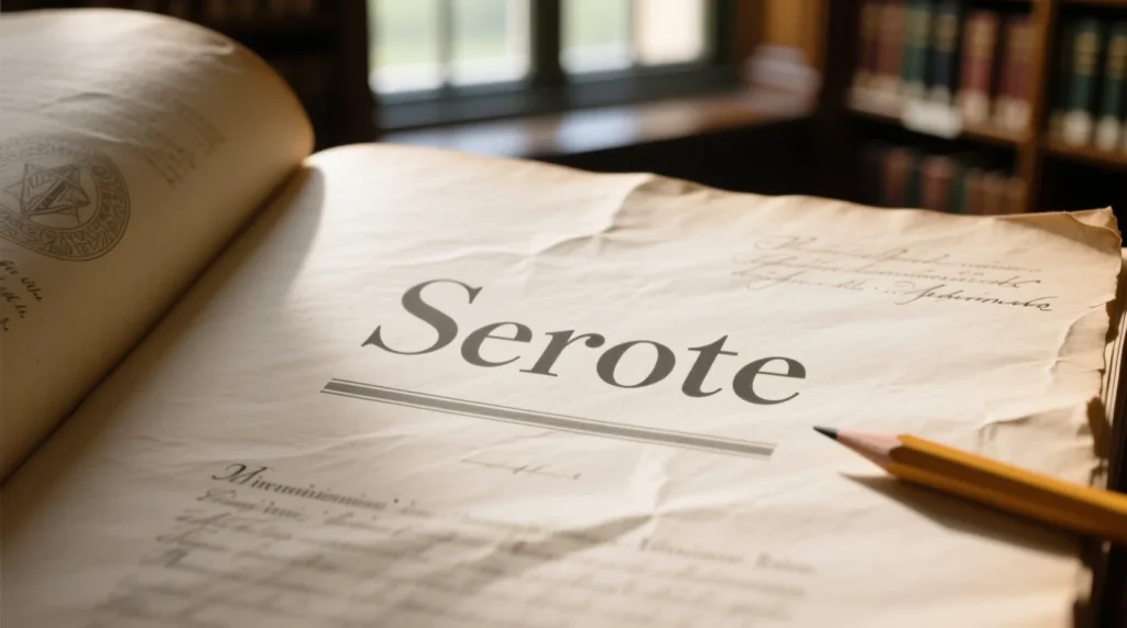What Does Serote Mean