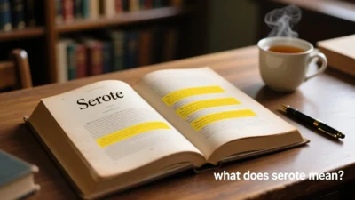 what does serote mean