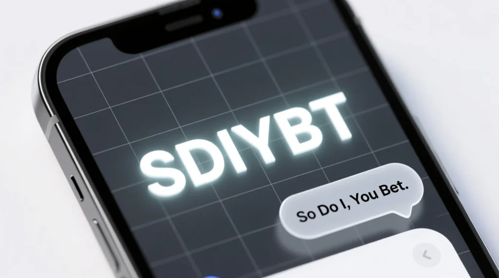 🧠 What Does SDIYBT Mean in Text